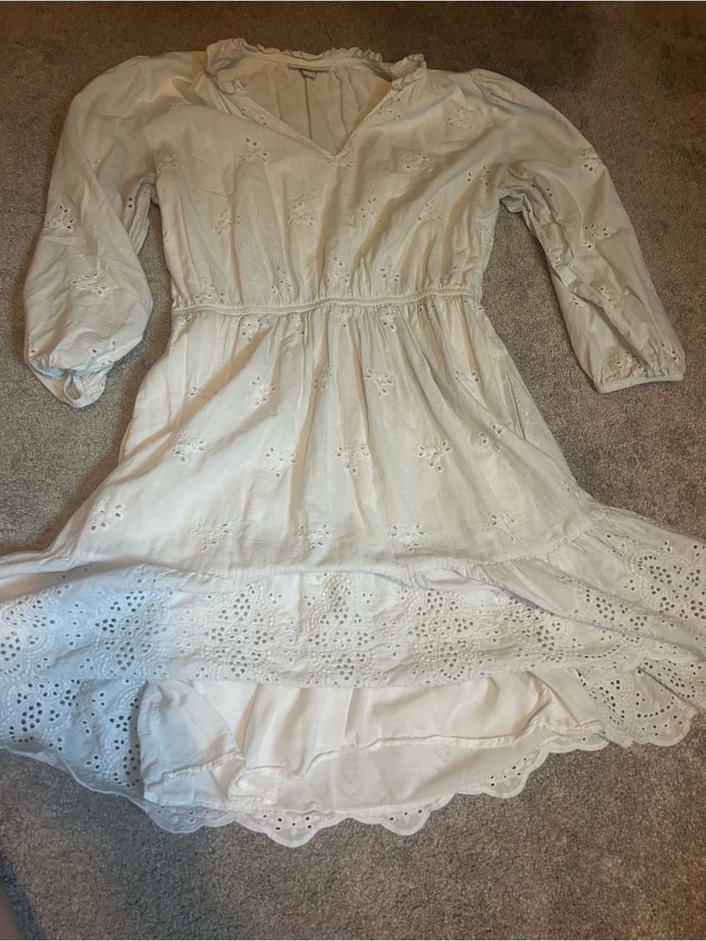 White dress